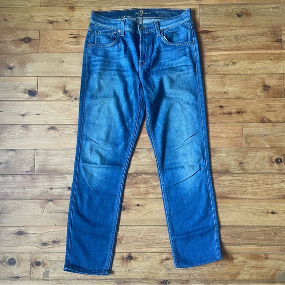 7 FAM CROPPED JEANS (26) - Picture 1 of 6